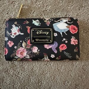 Loungefly Disney Alice in Wonderland Floral Print Wallet